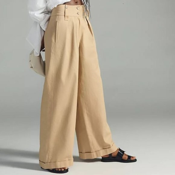 Anthropologie OLIVE Tiny Ulysses Pants - Picture 9 of 10